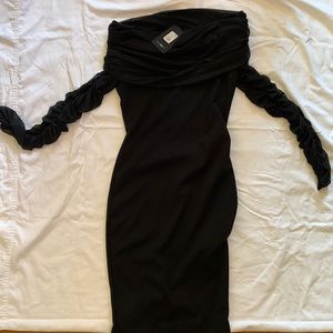 Black evening dress